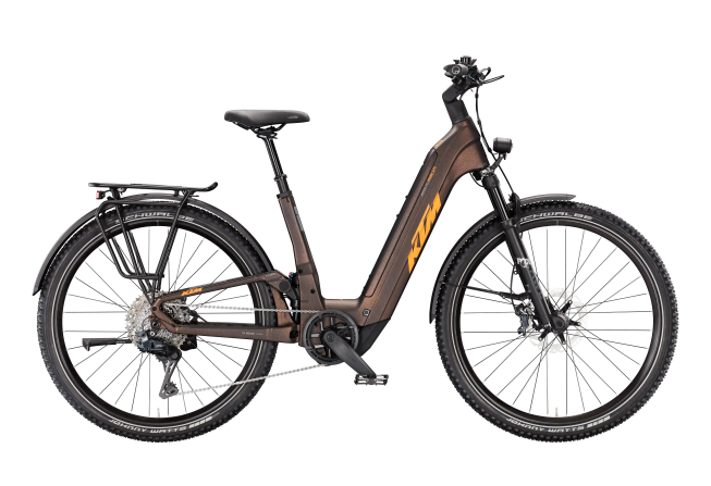 KTM  MACINA AERA FS PRIME LFC DI2 MARS BLACK MATT (FRESH ORANGE) - 1