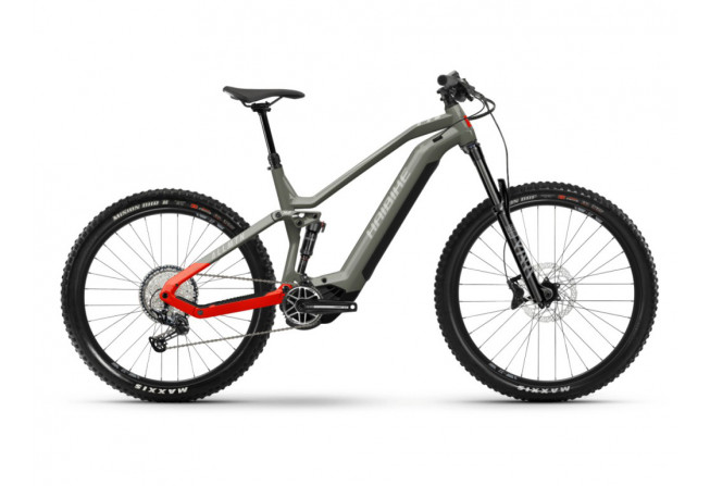 Haibike AllMtn 4 i720Wh 12-G SLX 23 GLOSS_KHAKI_RED - 1