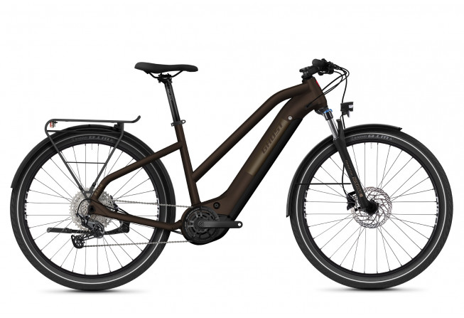 Ghost E-SQUARE Trekking Advanced W 27.5 Uni chocolate / riot red S  - 1