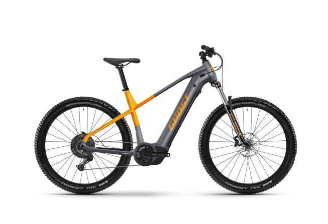 Ghost E-TERU UNIVERSAL Uni shadow gray/dazzling mango - glossy 2026 - 1