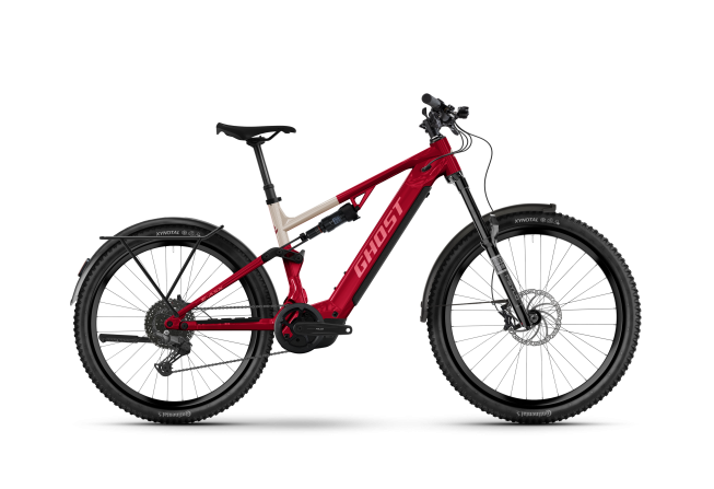 Ghost E-ASX ESSENTIAL HIGH EQ Uni rebel red/coffee pebble - glossy 2026 - 1