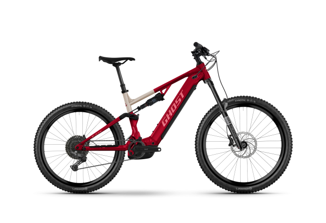 Ghost E-ASX ESSENTIAL HIGH Uni rebel red/coffee pebble - glossy 2026 - 1