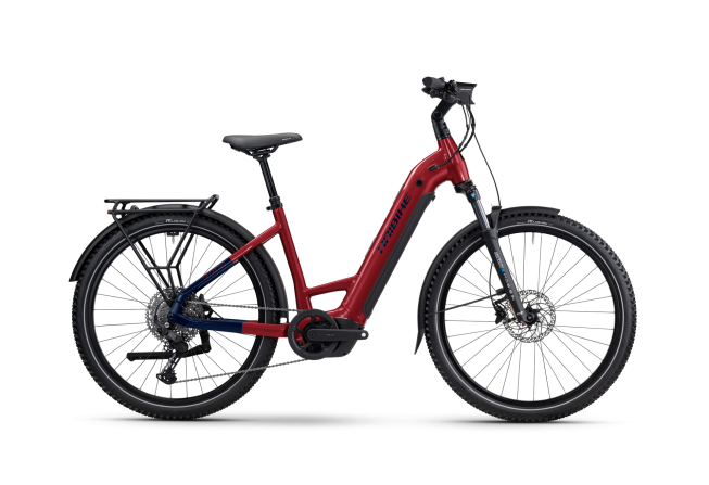Haibike TREKKING 7 - Low dynamite red/blue glänzend 2026 - 1