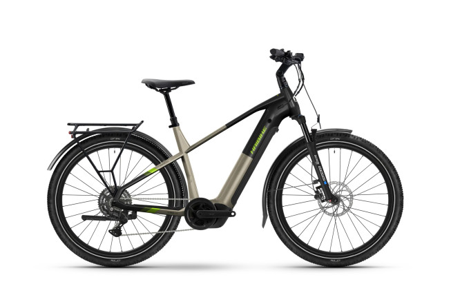 Haibike TREKKING 4 - High  calm sand/lime glänzend 2026 - 1