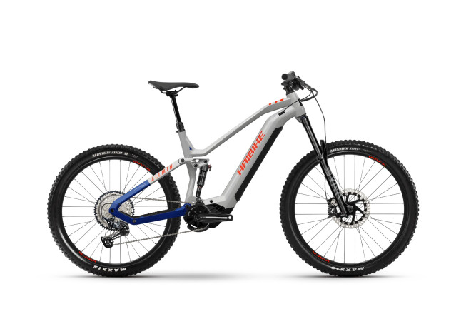 Haibike AllMtn 7 MTB Fully grey/blue/red - gloss 2024 - 1