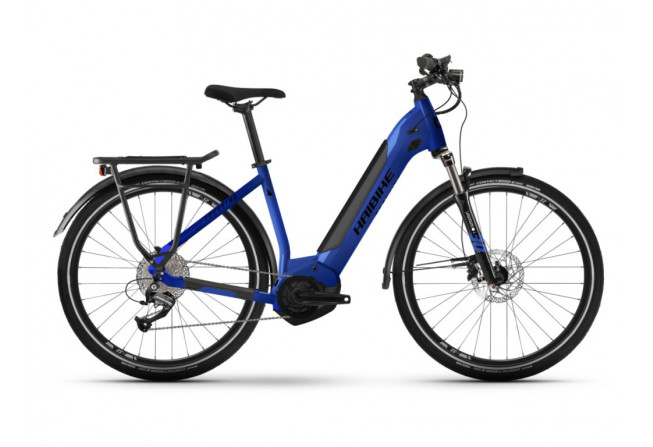 Haibike Trekking 4 Low i500Wh22  GLOSS_MATTE_BLUE_BLK  - 1