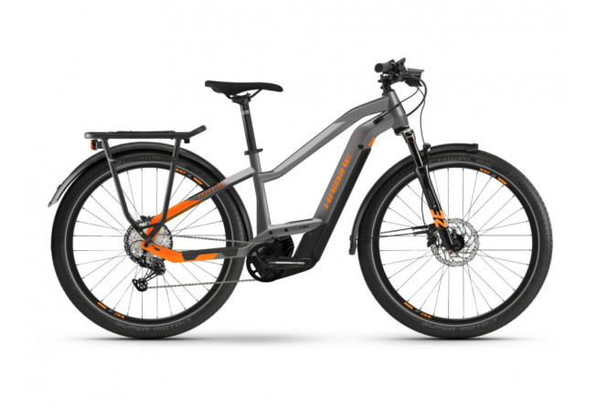 Haibike Trekking 10 i625Wh low standover 12-G  titan/lava matte - 1