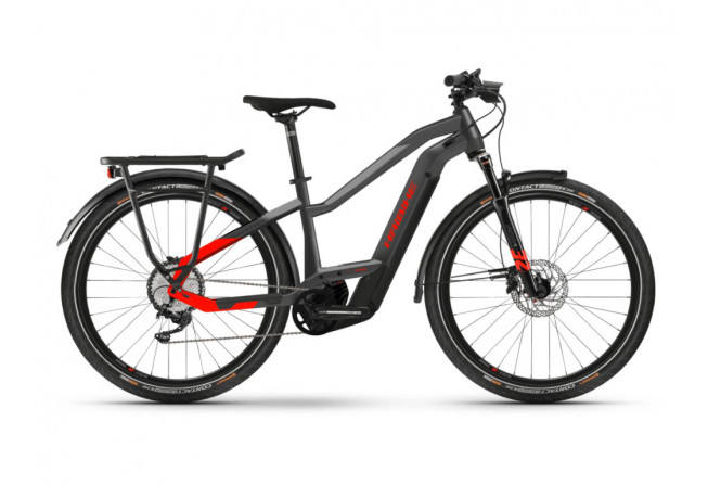 Haibike Trekking 9 i625Wh low stand.11-G .anthracite/red  - 1